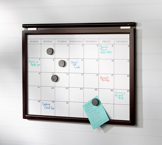 Daily System Whiteboard Calendar Pottery Barn