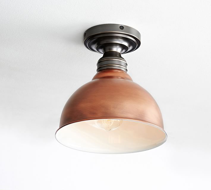 Pb Classic Flush Mount Metal Bell Pottery Barn