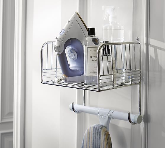 Chrome Ironing Board Rack Pottery Barn Chrome Ironing Board Rack