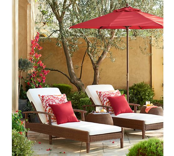 Natalie Print Indoor/Outdoor Pillow Pottery Barn