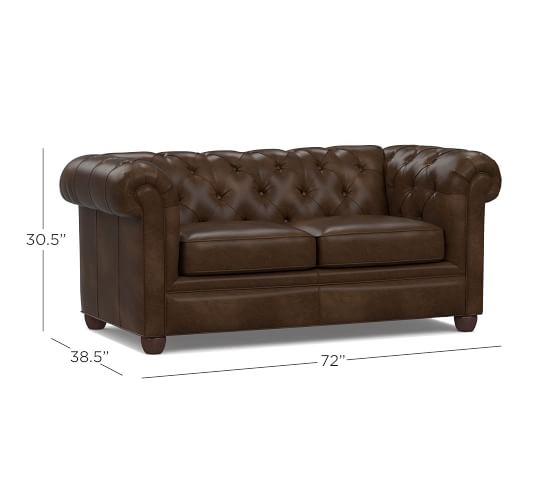 Chesterfield Leather Sofa Pottery Barn
