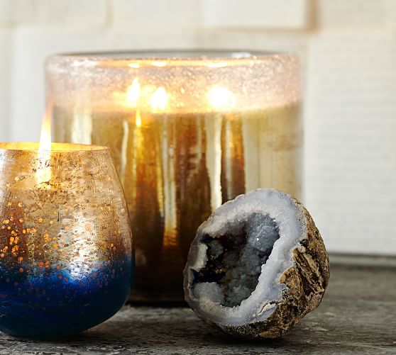 Oversized Two Tone Scented Candle Pot Pottery Barn