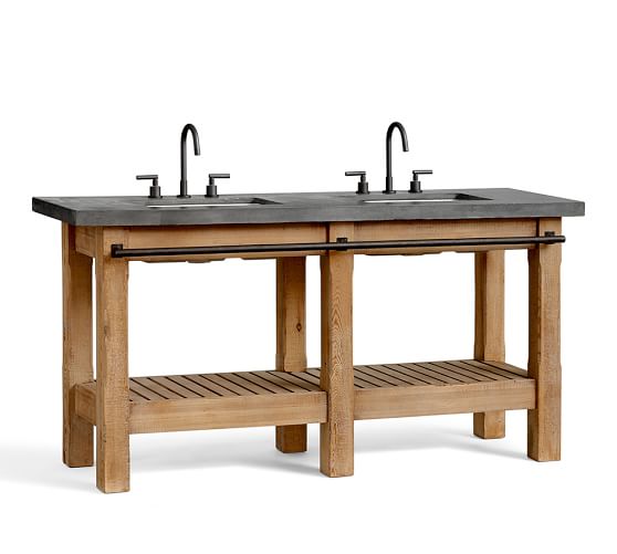 Abbott Double Sink Console Pottery Barn