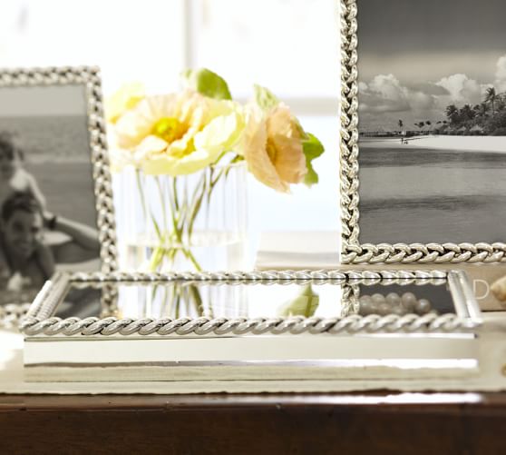 Braided SilverPlated Keepsake Box Pottery Barn