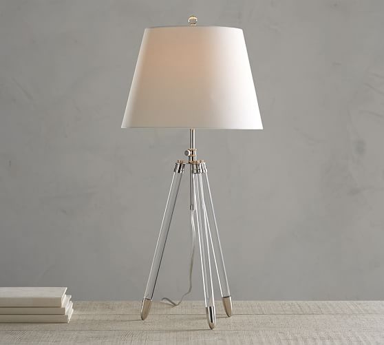 Acrylic Tripod Table Lamp Pottery Barn Acrylic Tripod Table Lamp