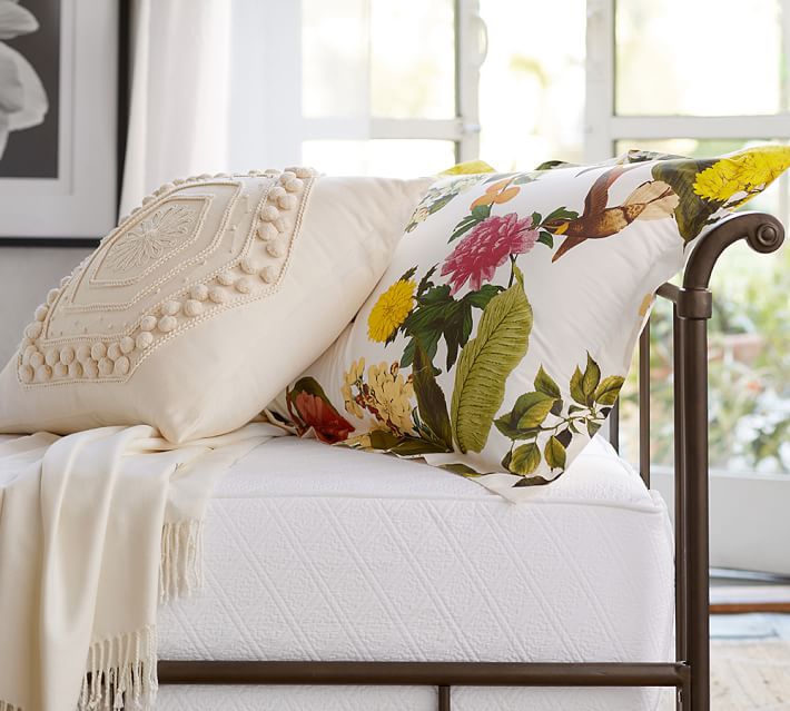 Ashley Bird Print Organic Duvet Cover Sham Pottery Barn