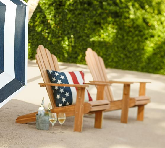 PB Classic Adirondack Chair, Teak Pottery Barn