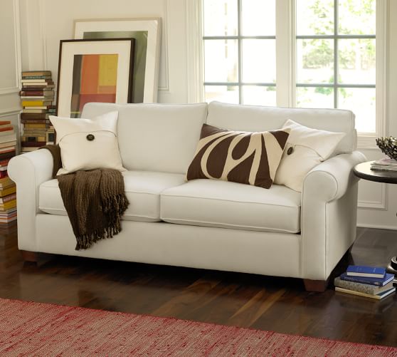 Buchanan Roll Arm Upholstered Sofa Everyday Value Pottery Barn