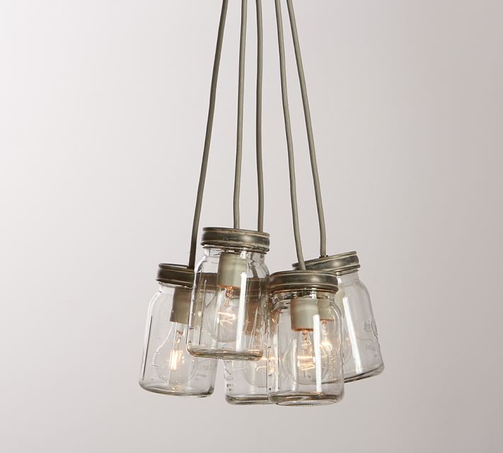 Exeter 5 Jar Chandelier Pottery Barn