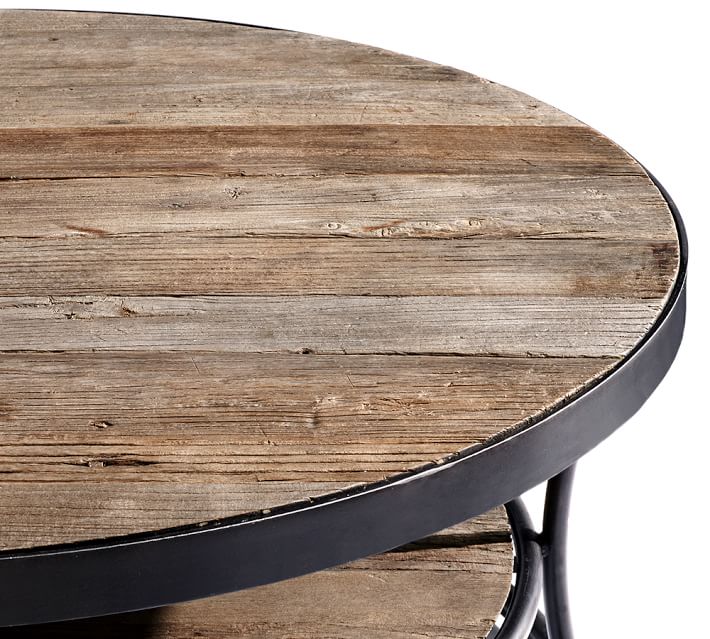 Bartlett Reclaimed Wood End Table Pottery Barn