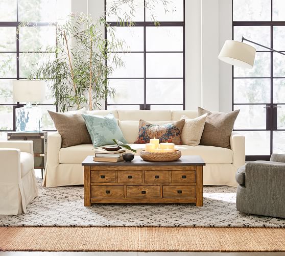 Heather Chenille Jute Rug Natural Pottery Barn