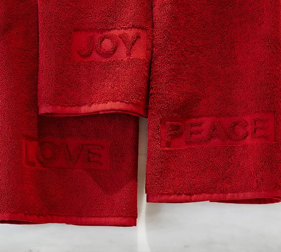 Holiday Hand Towels Pottery Barn