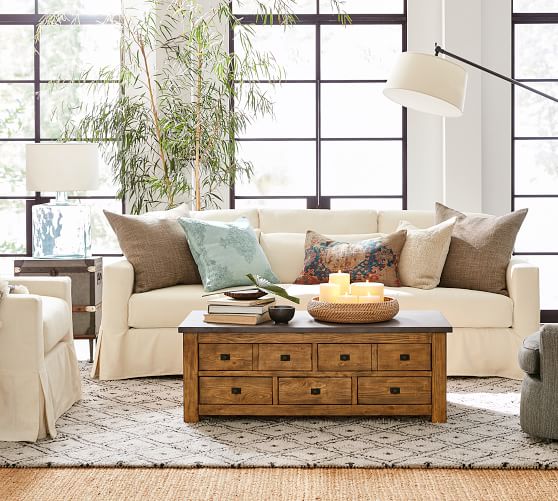 Kirkwood Trunk End Table Pottery Barn