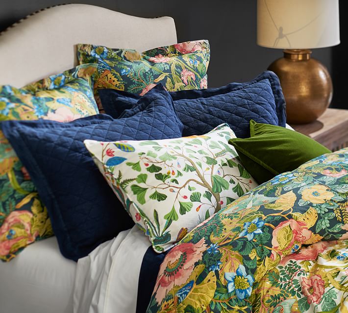 Lyla Garden Reversible Duvet Cover Sham Pottery Barn