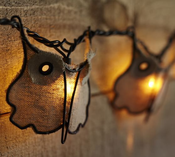 Burlap Owl String Lights Pottery Barn Burlap Owl String Lights