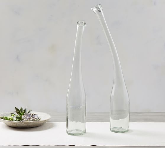 Luca Recycled Glass Vase Pottery Barn