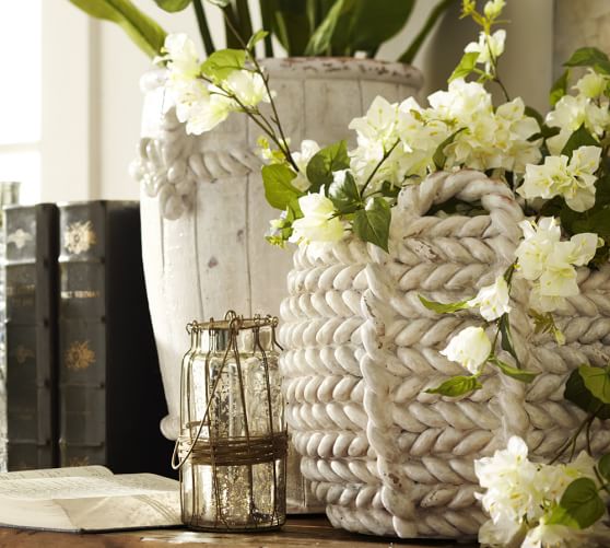 Ceramic Rope Vases Pottery Barn