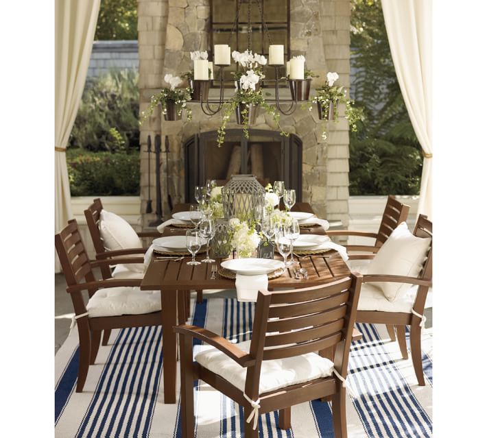 Chesapeake Rectangular Extending Dining Table Chair Set Pottery Barn