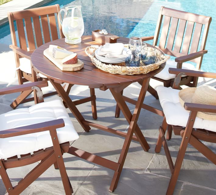 Ham Folding Bistro Table Pottery Barn