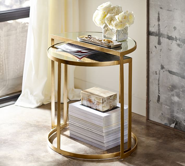 Alistar Nesting Side Tables, Set of 2 | Pottery Barn Alistar Nesting Side Tables, Set of 2 | Pottery Barn