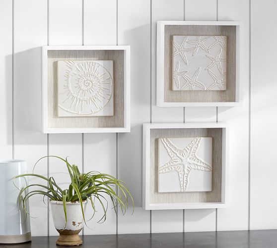 Sea Life Tiles Set of 3 Pottery Barn