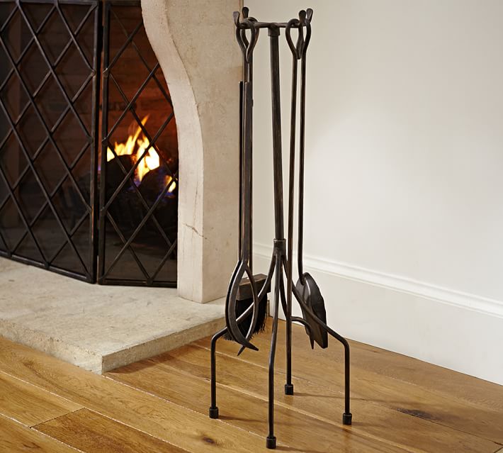 Lattice Fireplace Tool Set Pottery Barn