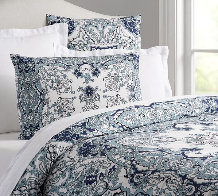 Maria Organic Duvet Cover Sham Pottery Barn