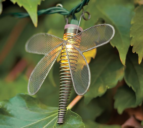 Wire Dragonfly String Lights Pottery Barn Wire Dragonfly String Lights