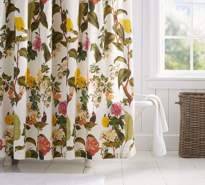 Ashley Bird Shower Curtain Pottery Barn