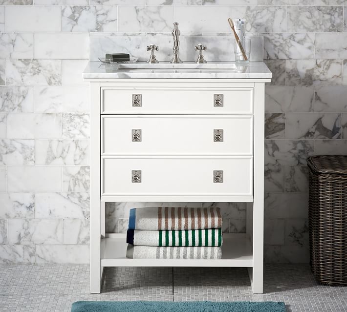Gannon Single Sink Mini Console Pottery Barn