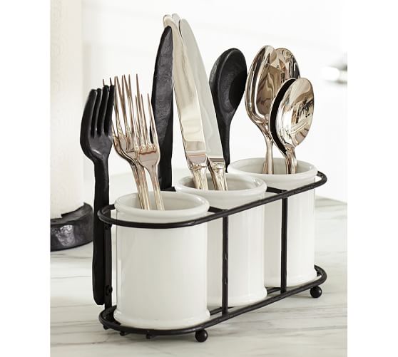 Cucina Flatware Caddy Pottery Barn