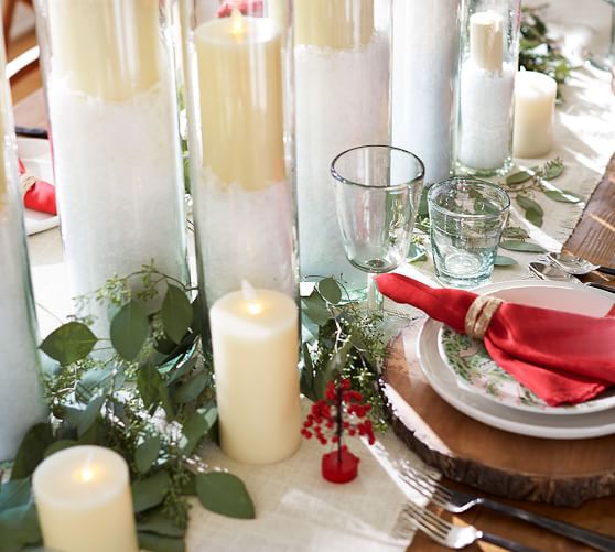 Faux Snow Pottery Barn