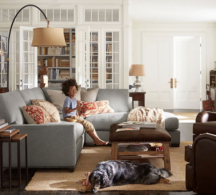 Winslow Arc Sectional Floor Lamp Pottery Barn