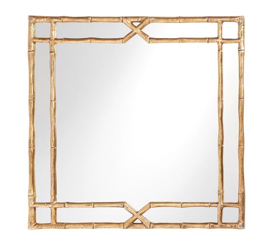 Jasmine Bamboo Mirror Pottery Barn