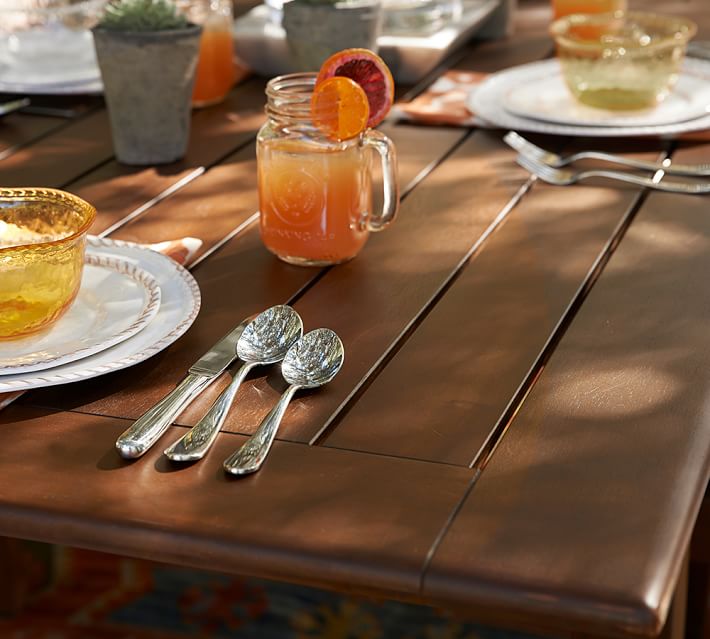 Chatham Rectangular Extending Dining Table Honey Pottery Barn