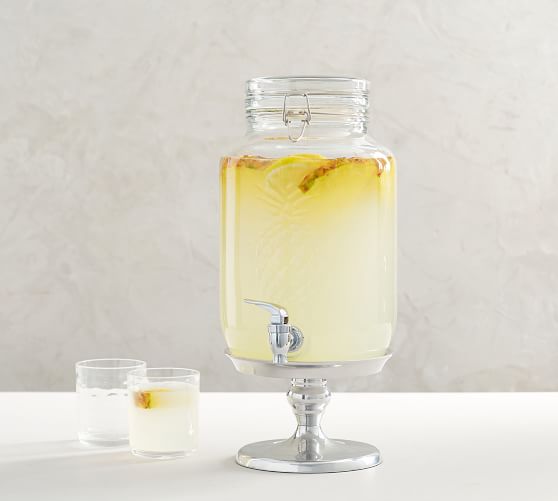 Pineapple Drink Dispenser & Stand Pottery Barn