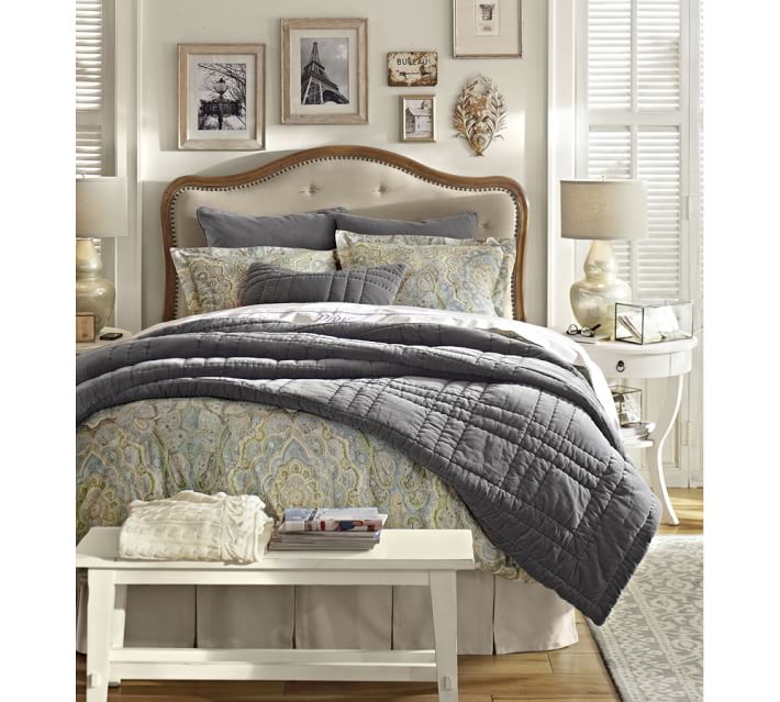 Gabriella Upholstered Headboard | Pottery Barn