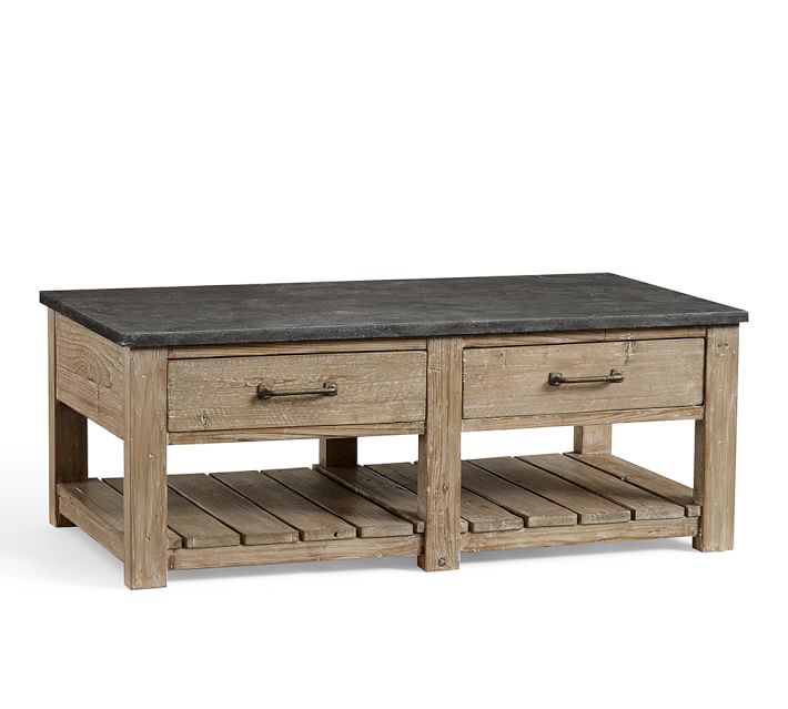 Parker Reclaimed Wood Coffee Table Pottery Barn