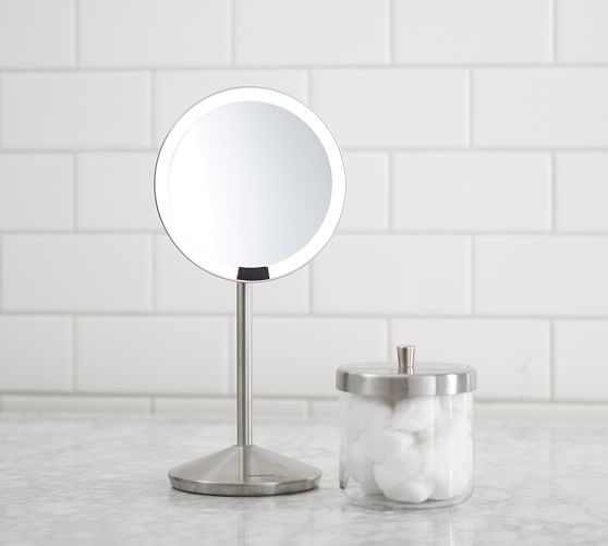 simplehuman® 5" Sensor Mirror 10x Magnification Pottery Barn