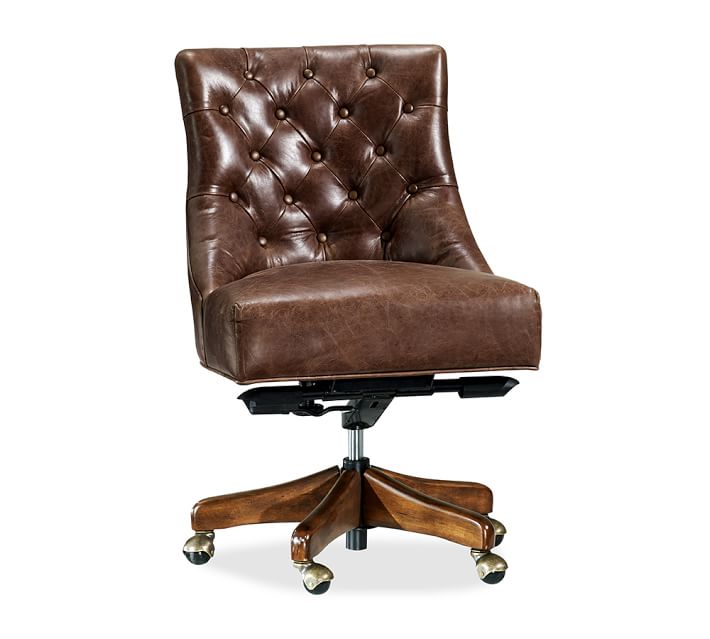 Leather Swivel Office Chairs