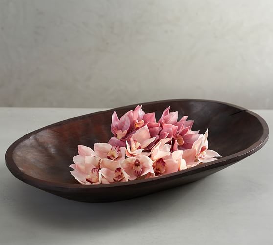 Shallow Oval Dough Bowl Pottery Barn