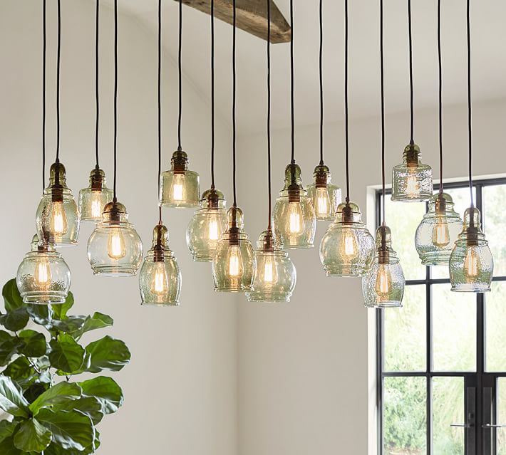 Paxton Gl 16 Light Pendant Pottery Barn