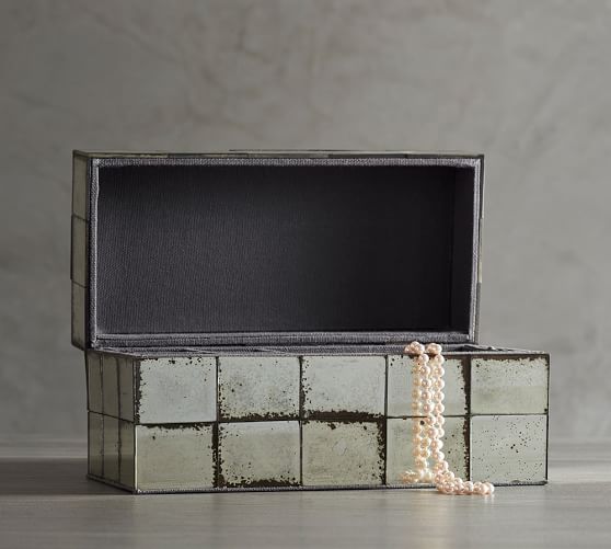 Vintage Mirror Jewelry Box Pottery Barn Vintage Mirror Jewelry Box