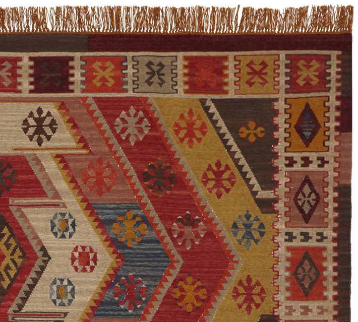 Gianna Recycled Yarn Kilim Indoor/Outdoor Rug - Warm Multi | Pottery ... Gianna Recycled Yarn Kilim Indoor/Outdoor Rug - Warm Multi | Pottery ...