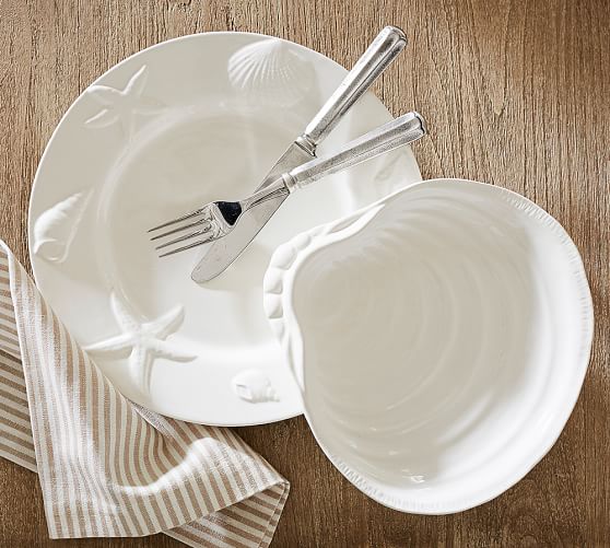 Seashore Dinner Plate Pottery Barn