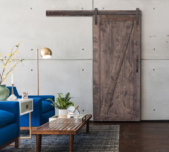 Artisan Hardware Z Barn Door Pottery Barn