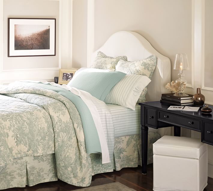 Matine Toile Quilt Sham Pottery Barn