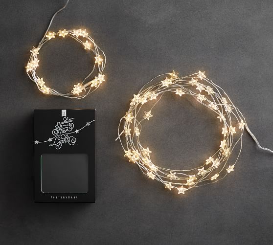 Mini Star String Lights Pottery Barn