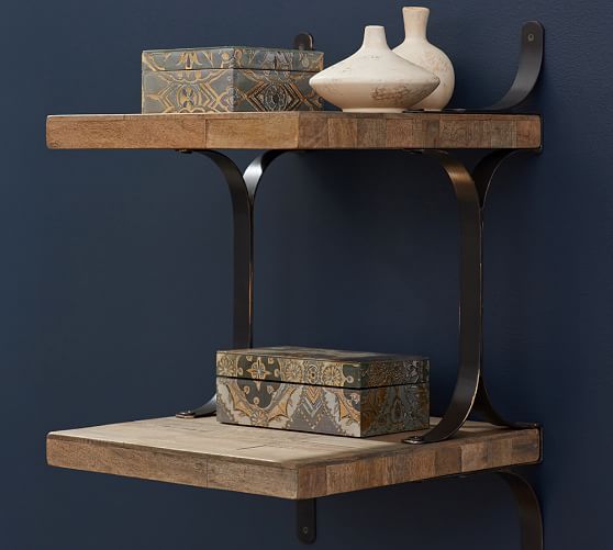 Reclaimed Wood Shelves Pottery Barn