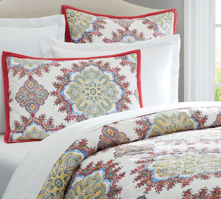 Adina Quilt Sham Pottery Barn